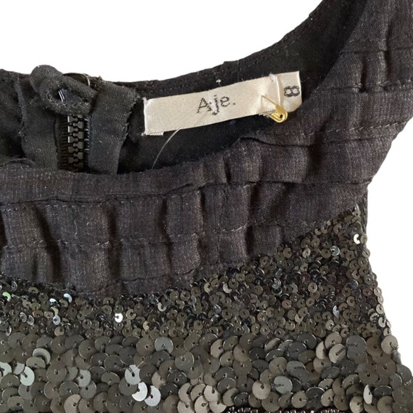 Aje Halter Neck Sequin full length Maxi Dress - Picture 9 of 14